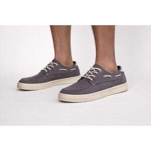 Tom's Dorado Canvas Boat Shoe in Shade (Gray) Size 8